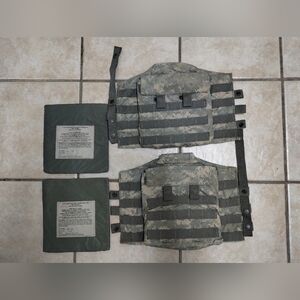 USGI ESBI Side Plate Pouches Retro Fit Kit For OTV IBA UCP Camo Point Blank